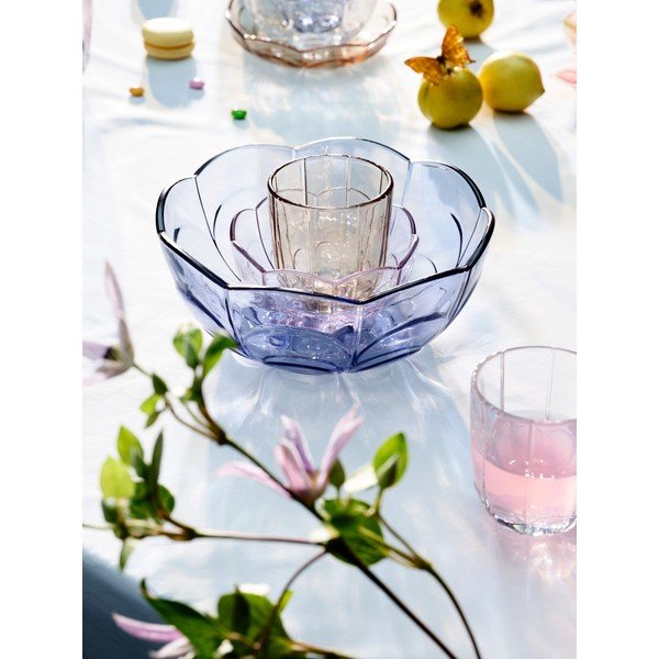Gaiši zila stikla bļoda ø 23 cm Lily – Holmegaard-image-2