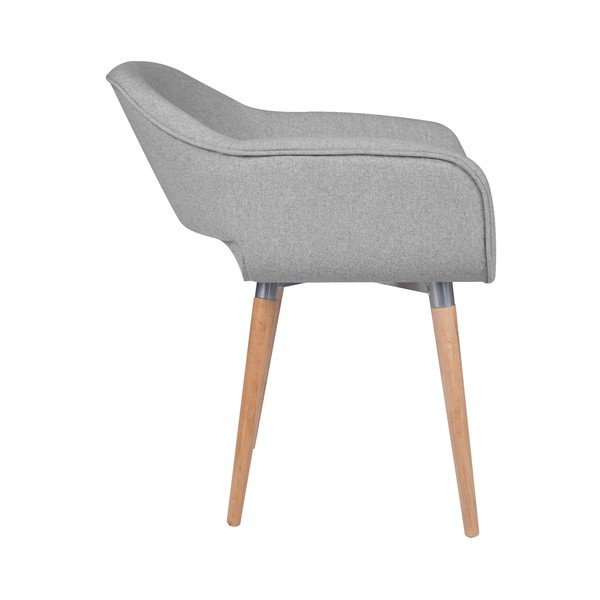 Gaiši pelēks ēdamistabas krēsls Cosmopolitan Design Napoli-image-2