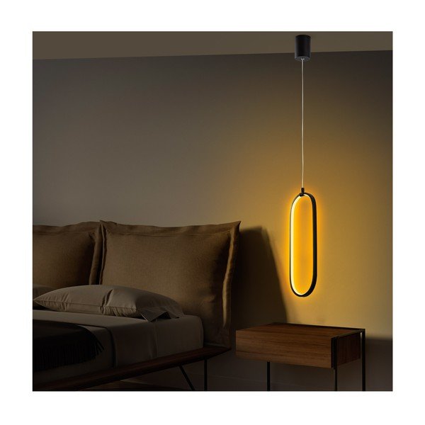 Melna LED piekaramā lampa Can – Opviq lights-image-2