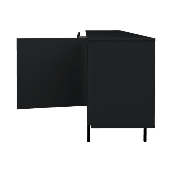 Melna zema kumode 210x76 cm Plain – Tenzo-image-4
