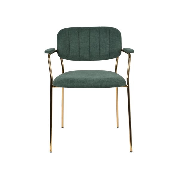 Tumši zaļi pusdienu krēsli (2 gab.) Jolien – White Label-image-2