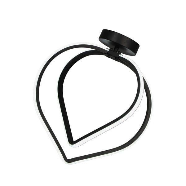 Melna metāla LED griestu lampa Pars – Squid Lighting-image-3