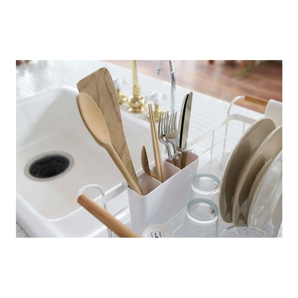 Žāvēšanas paliktnis ar dižskābarža koka detaļām YAMAZAKI Tosca-image-2