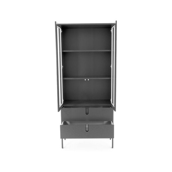 Pelēka vitrīna Tenzo Uno, platums 76 cm-image-4