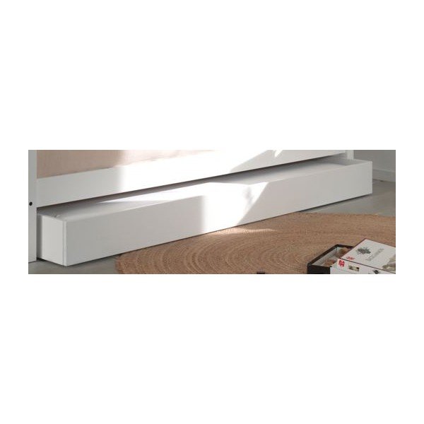 Balta atvilktne zem bērnu gultas 90x200 cm Forrest – Vipack-image-1