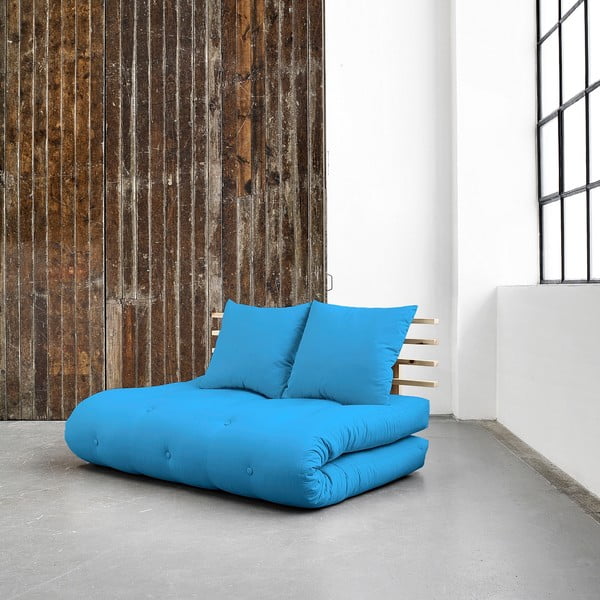 Dīvāns gulta Karup Shin Sano Natur/Horizon Blue