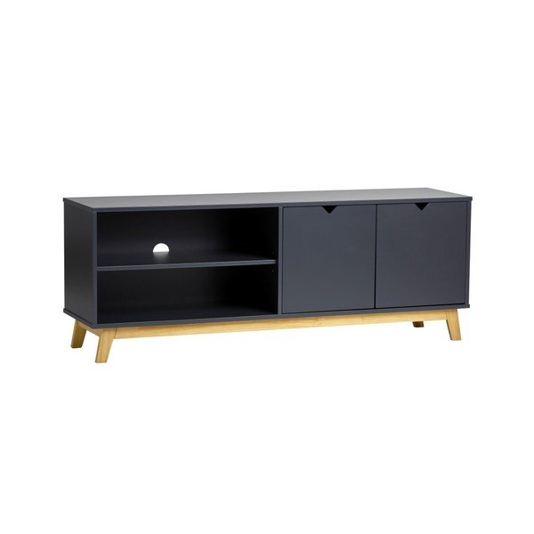 Antracīta pelēka TV kumode Marckeric Gaudi-image-1