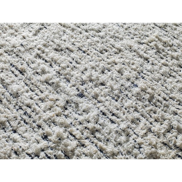 Krēmkrāsas ar rokām darināts kokvilnas paklājs 60x110 cm Reimagine – Universal-image-3