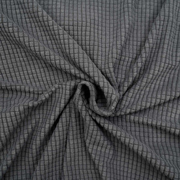 Antracīta pelēks uzvelkams pārvalks dīvānam 3 sēdvietām Sacha – douceur d'intérieur-image-1