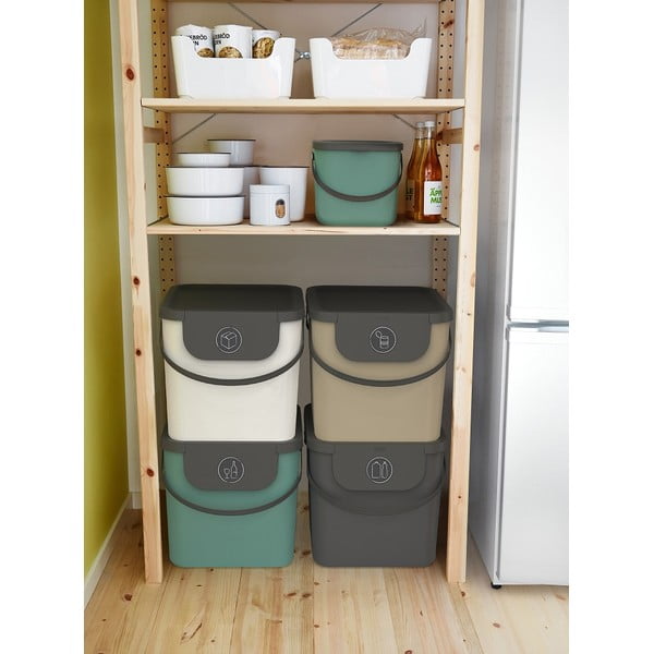 Atkritumu tvertne no pārstrādātas plastmasas 40 L Albula – Rotho-image-1