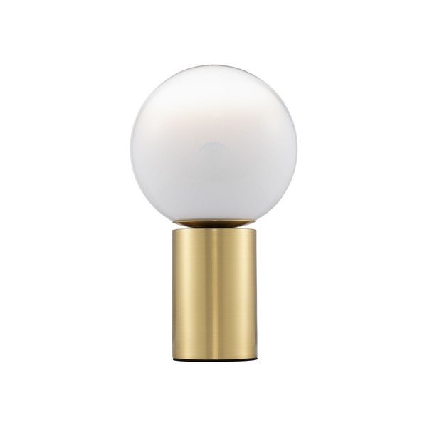 Balta/zelta krāsas stikla galda lampa (augstums 35,5 cm) Vita – Nova Luce