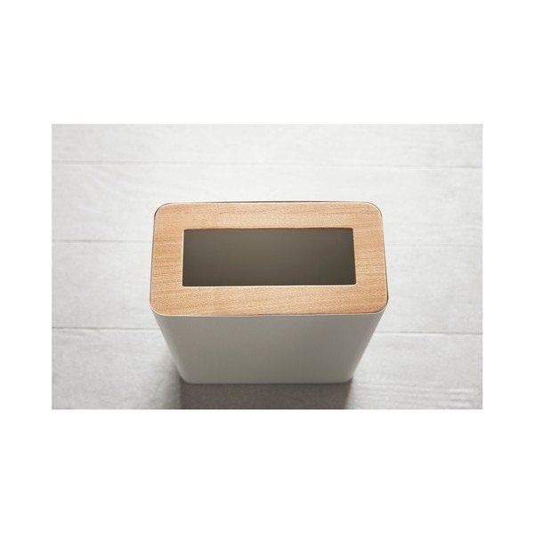 Balts atkritumu grozs YAMAZAKI Rin Square-image-4