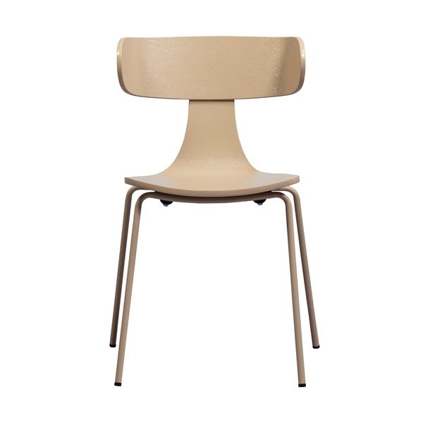 Dabīga toņa pusdienu krēsls saliekams viens uz otra ar oškoka imitāciju Form – WOOOD-image-2