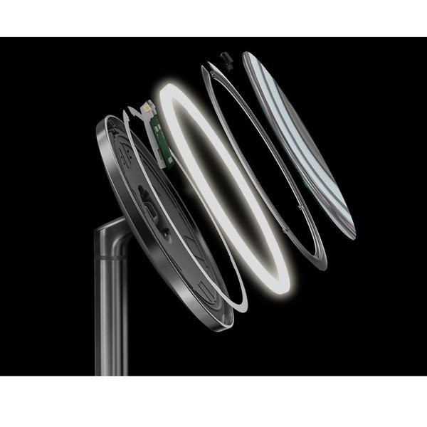 Sienas/kosmētikas spogulis ar gaismu/palielināmais (5x) ø 20 cm Sensor – simplehuman-image-4