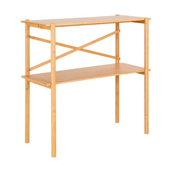 Dabīga toņa bambusa konsoles galds 32x83 cm Manaus – House Nordic-image-3