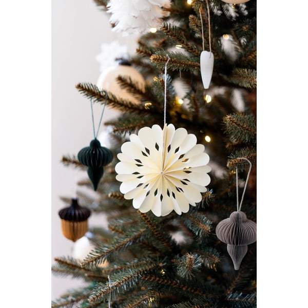 Papīra Ziemassvētku eglītes rotājumi (4 gab.) Milay – Bloomingville-image-3