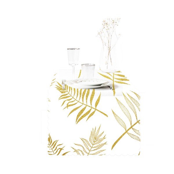 Galda celiņš 45x140 cm Leaves – Minimalist Cushion Covers-image-3