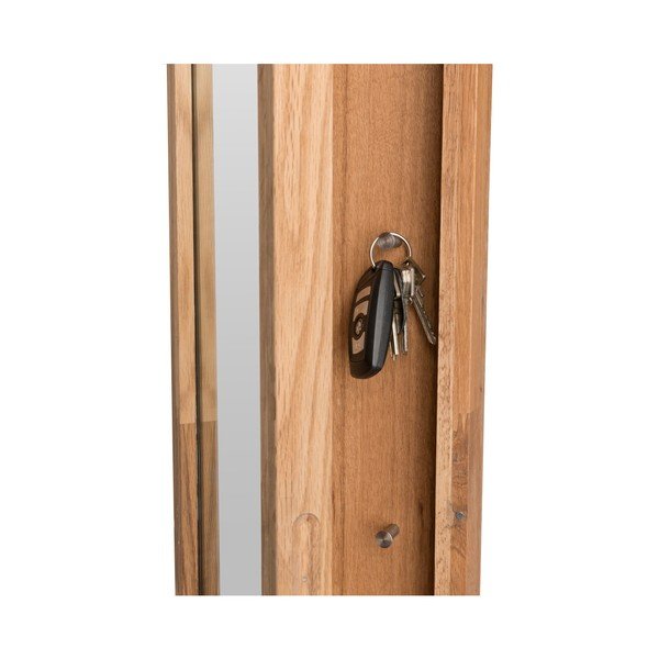 Ozolkoka atslēgu skapis ar spoguli Rowico Sol-image-2