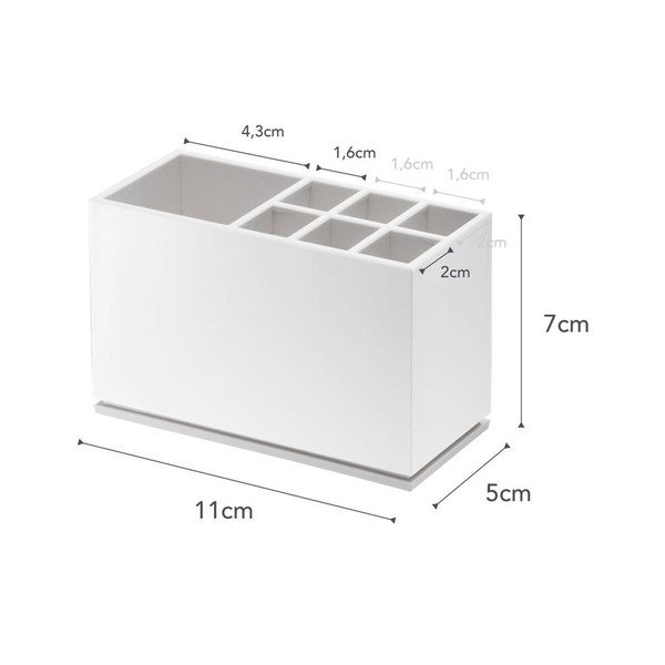 Balts zobu birstes turētājs YAMAZAKI Mist-image-4