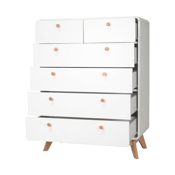 Balta augsta kumode 81x104 cm Caitlin – Støraa-image-3