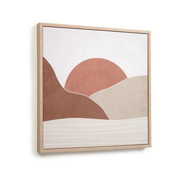 Glezna Kave Home Izem, 40 x 40 cm