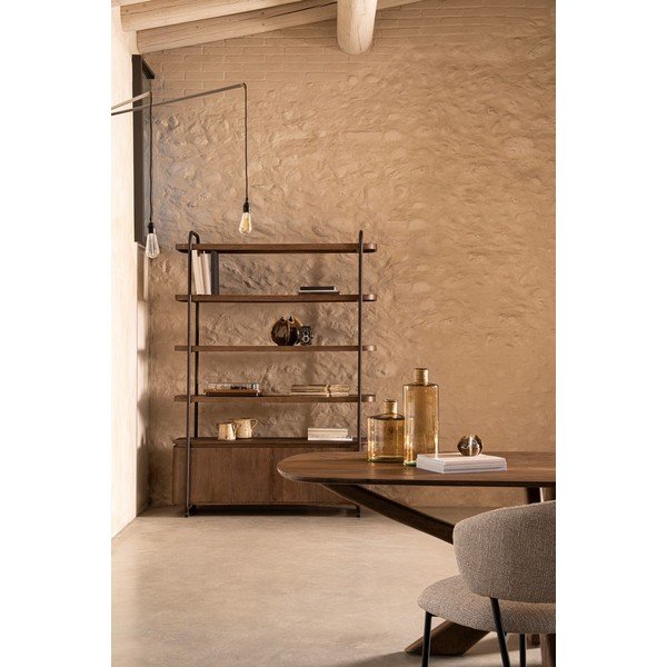 Mango masīvkoka ēdamgalds 100x220 cm Garcia – Bizzotto-image-2