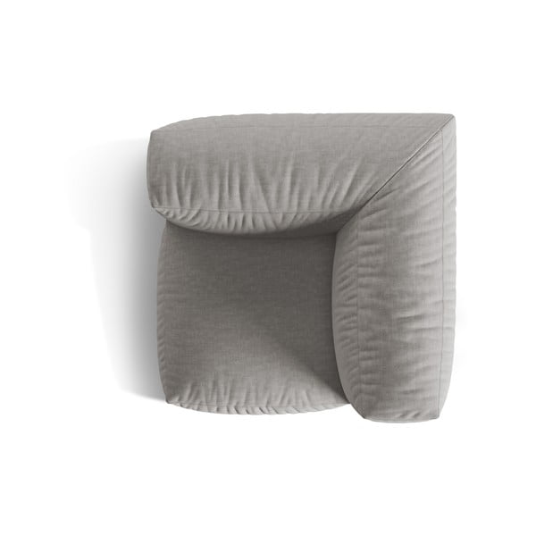 Gaiši pelēka modulārā dīvāna daļa (ar maināmu stūri) Martina – Micadoni Home-image-3