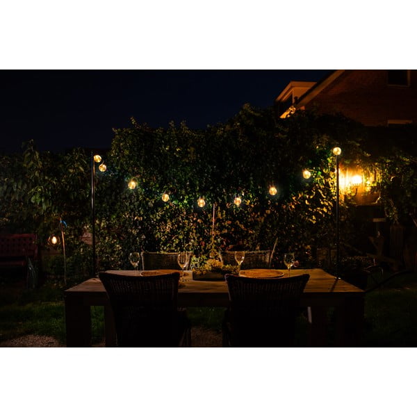 Lampiņu virtene ar 10 spuldzēm un saules baterijām garums 220 cm – Esschert Design-image-4