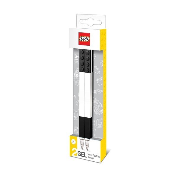 2 melnu gēla pildspalvu komplekts LEGO®-image-1