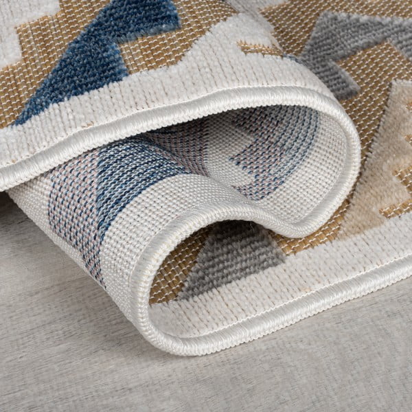 Krēmkrāsas iekštelpu un āra paklājs 120x170 cm Zion Natural – Flair Rugs-image-2