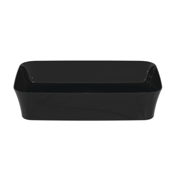Spīdīgi melna keramikas izlietne 55x38 cm Ipalyss – Ideal Standard-image-3