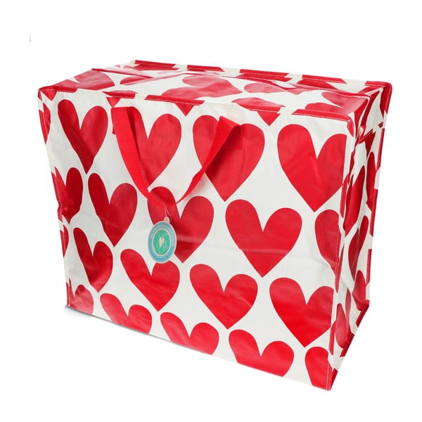 Drēbju uzglabāšanas kaste no pārstrādātas plastmasas 58x28x48 cm Hearts – Rex London