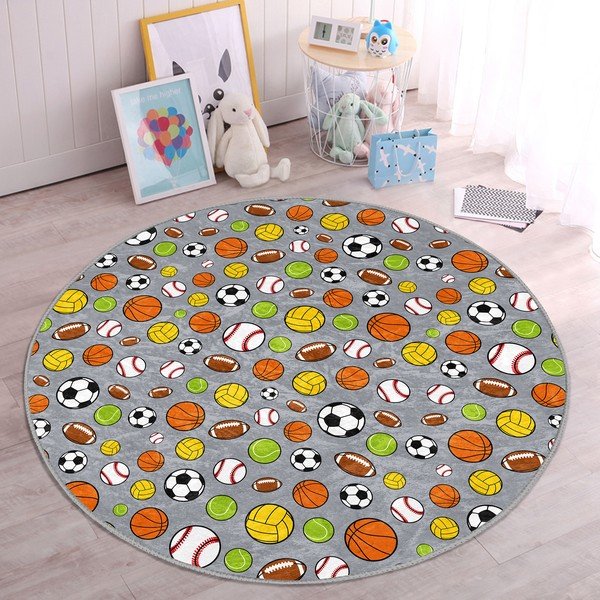 Bērnu paklājs ø 80 cm Comfort – Mila Home-image-2