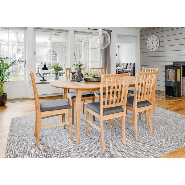 Brūns pusdienu krēsls no ozolkoka Rowico Filippa-image-2