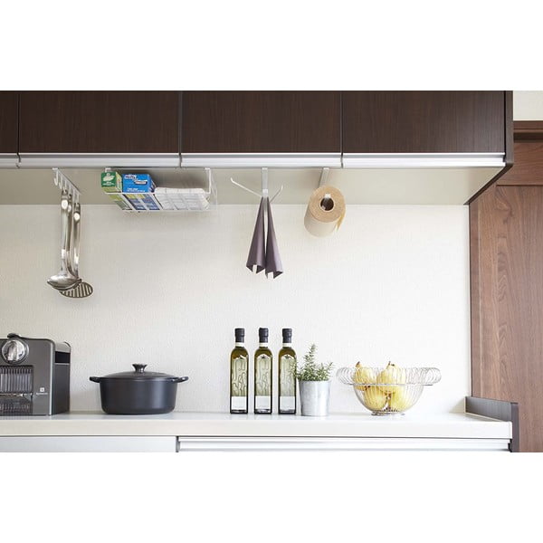 Balts virtuves dvieļu turētājs Yamazaki Tower-image-2