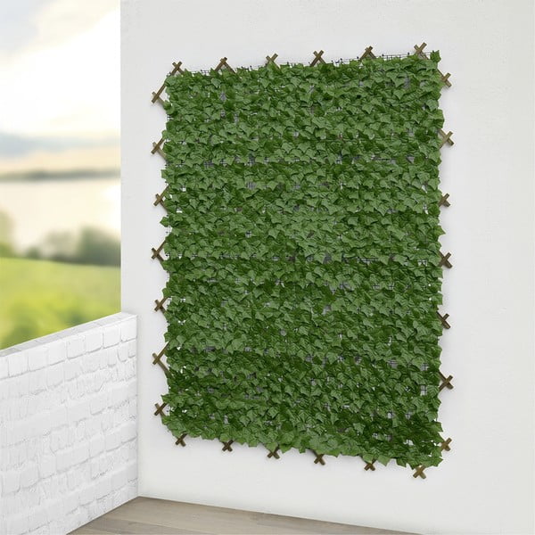 Zaļš plastmasas balkona aizslietnis 300x100 cm Ivy – Maximex-image-4