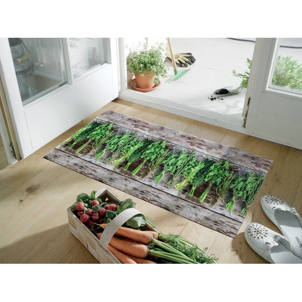 Brūni zaļš paklājs Floorita Aromatica, 58 x 280 cm-image-1