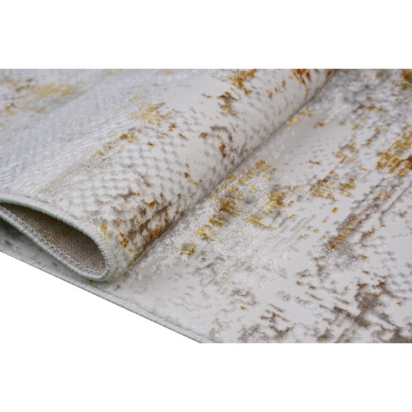 Krēmkrāsas/zelta krāsas mazgājams paklājs 120x180 cm Gold – Vitaus-image-2