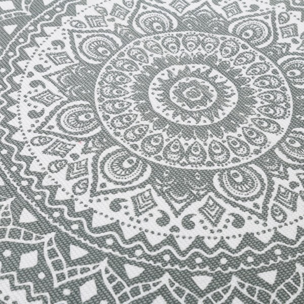 2 pelēku apaļu paklāju komplekts Unimasa, ⌀ 90 cm-image-2