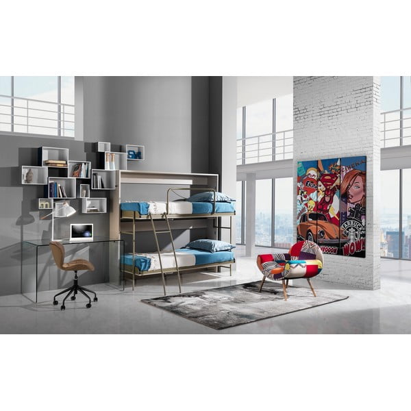 Stikla darba galds 70x126 cm Bend – Tomasucci-image-3