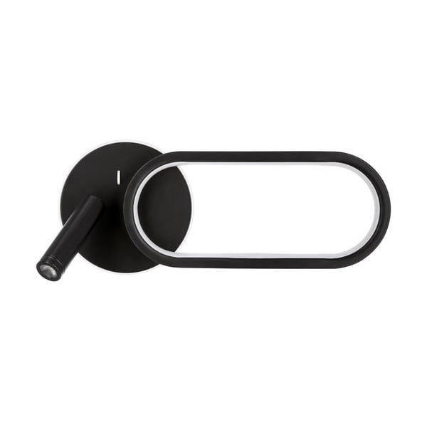 Melna LED sienas lampa Monet – Candellux Lighting