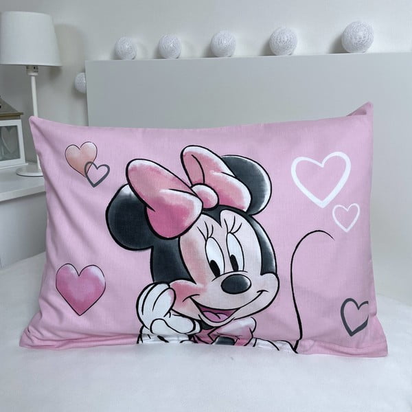 Kokvilnas bērnu gultas veļa 100x135 cm Minnie – Jerry Fabrics-image-3