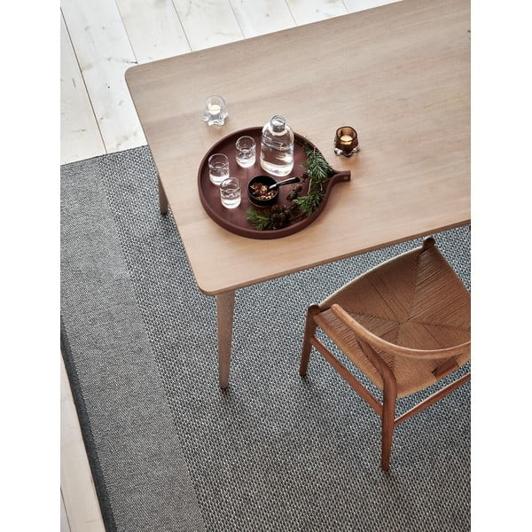 Antracīta pelēks iekštelpu un āra paklājs 85x160 cm Edit Charcoal – Pappelina-image-2