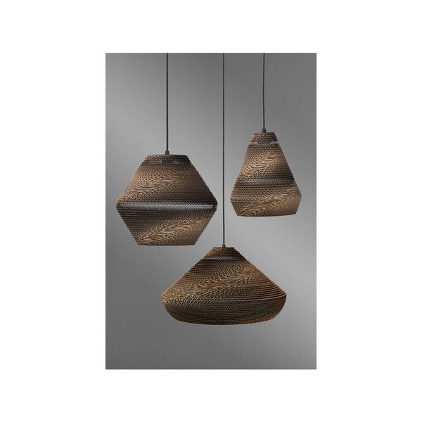 Brūna griestu lampa Villa Collection Alk, ø 48 cm-image-2