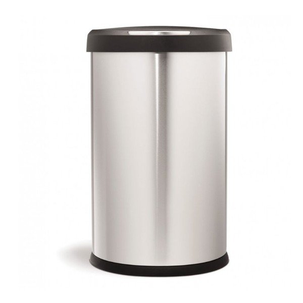 Simplehuman sudraba bezskārienu atkritumu tvertne, 45 l-image-1