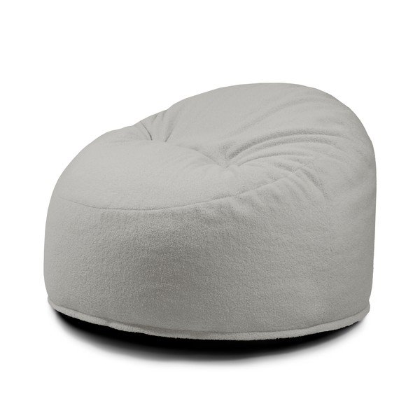 Gaiši pelēks bērnu sēžammaiss no buklē auduma Om 85 – SLOWDOWN