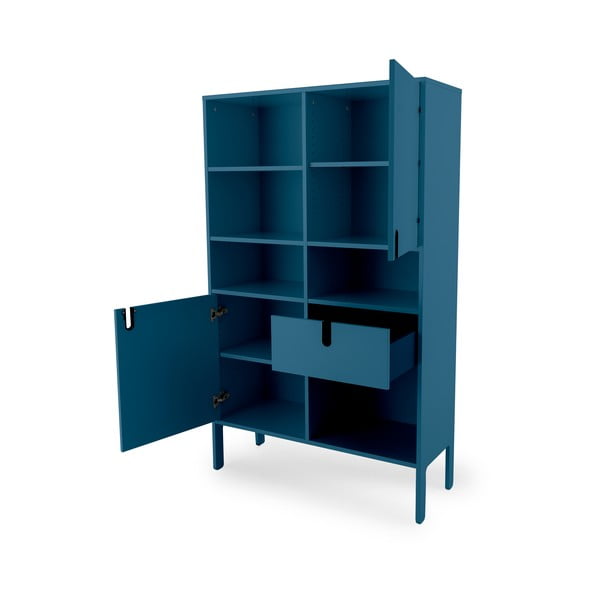 Zilganzaļš grāmatu plaukts Tenzo Uno, augstums 176 cm-image-4