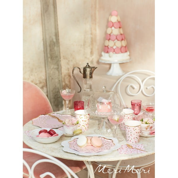 Papīra vienreizlietojamās glāzītes (8 gab.) Ladurée Marie-Antoinette – Meri Meri-image-1