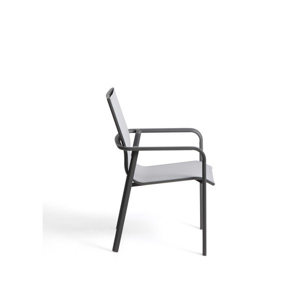Pelēks dārza krēsls Canea – Kave Home-image-3