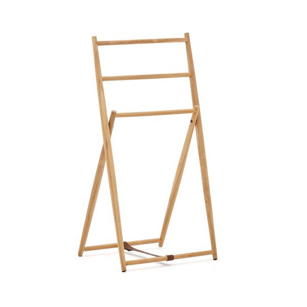 Dabīga toņa tīkkoka masīvkoka uzvalku pakaramais Roxana – Kave Home